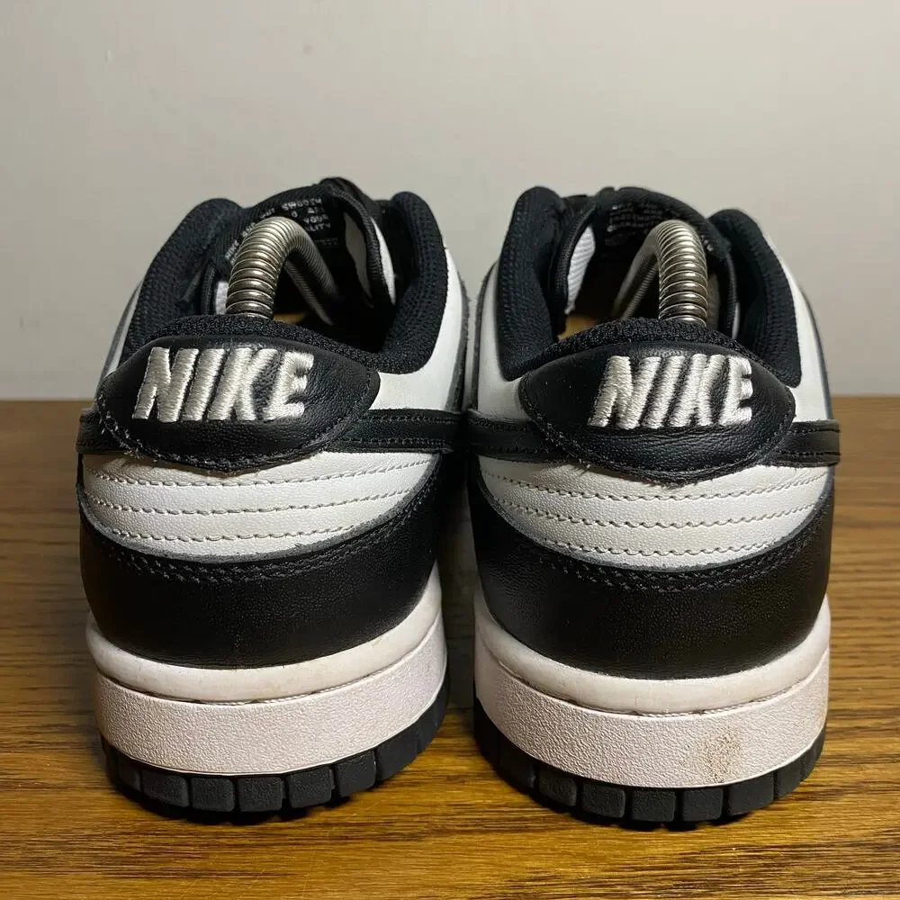Nike Dunk Low Panda Sneakers Womens Size 9 White/Black-White